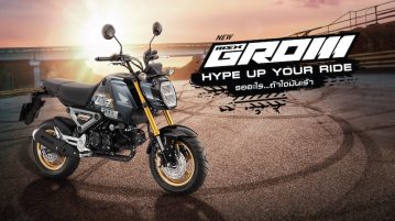 New Honda GROM สปอร์ตมินิไบค์ กับ 2 สีสันใหม่ เร้าใจกว่าเดิม
