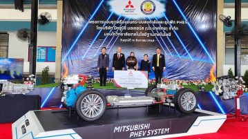 Mitsubishi มอบชุดจำลองเทคโนโลยี PHEV ยกระดับการศึกษา